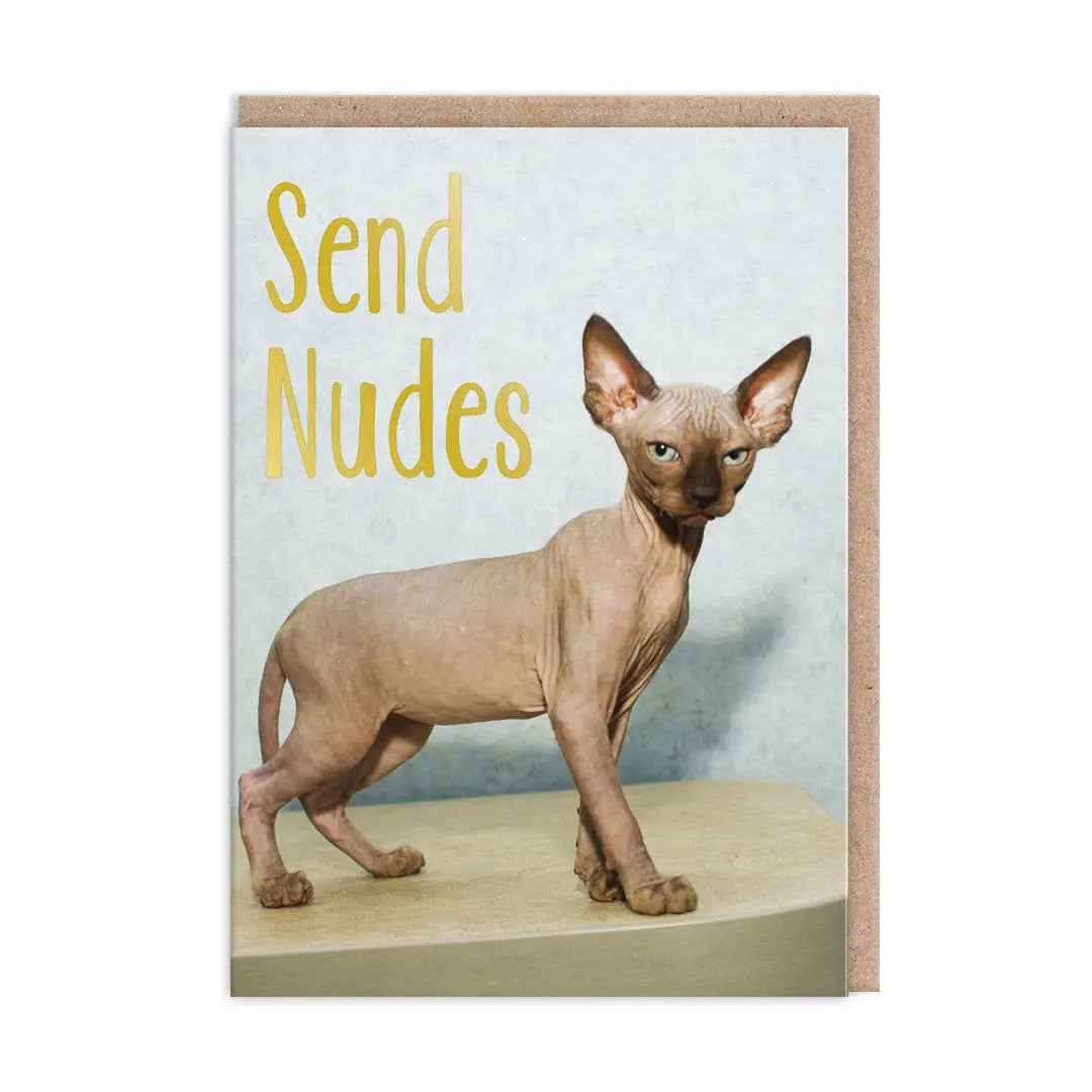 Wenskaart “Send Nudes"