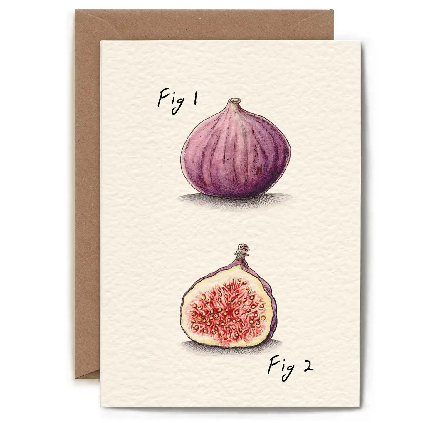 Wenskaart Vijg "Fig 1/ Fig 2"